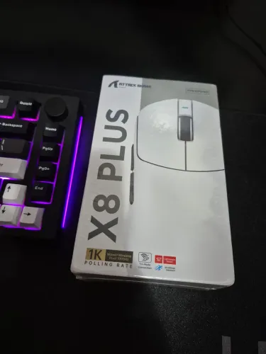 Mouse Gamer Sem Fio Tri-modo ATTACK SHARK X8PLUS