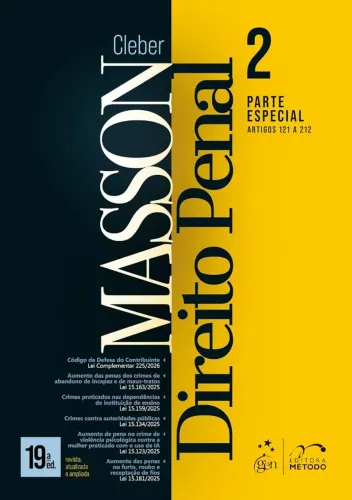 direito penal - parte especial (arts. 121º a 212) - cleber masson - vol.2 - 19ª ed. - 2026