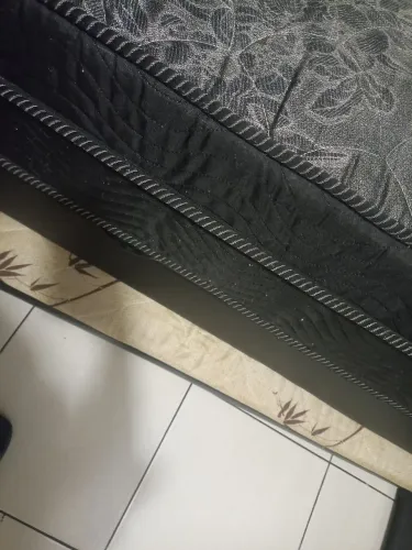 Bicama com baú e colchão solteiro