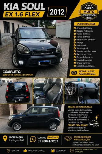Kia Motors Soul 1.6/ 1.6 16V Flex Mec. 2012