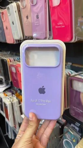 Cases De Silicone para iPhone 17 Pro Max / iPhone 18 Pro Max Lilás