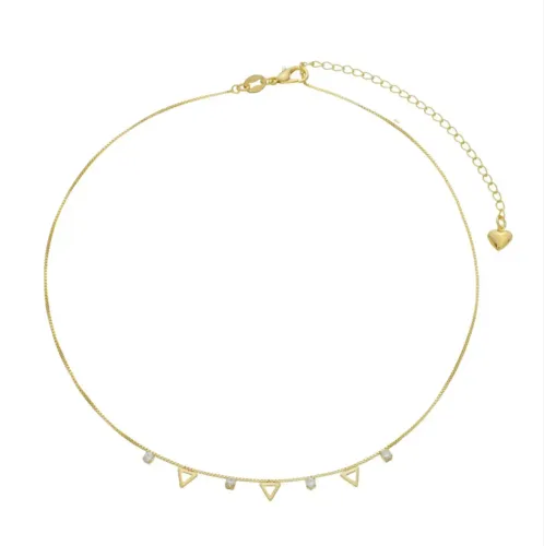 CORRENTE CHOKER TRIÂNGULO - 0306190