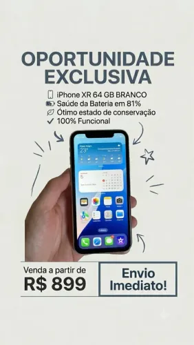 iPhone XR 64 GB branco