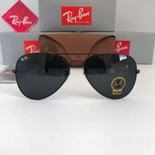 Óculos de sol Ray ban Aviador Clássico black lentes de cristal