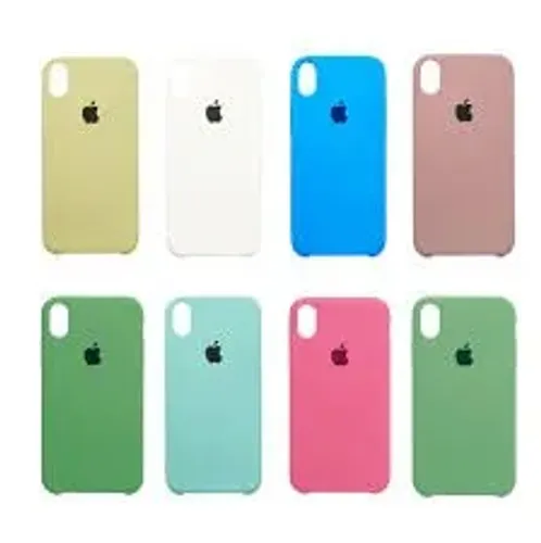 Capa Case iPhone XR Silicone Aveludada Capinha Colorida e Transparente Capa Carteira XR
