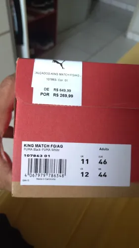 Chuteira Puma King Match