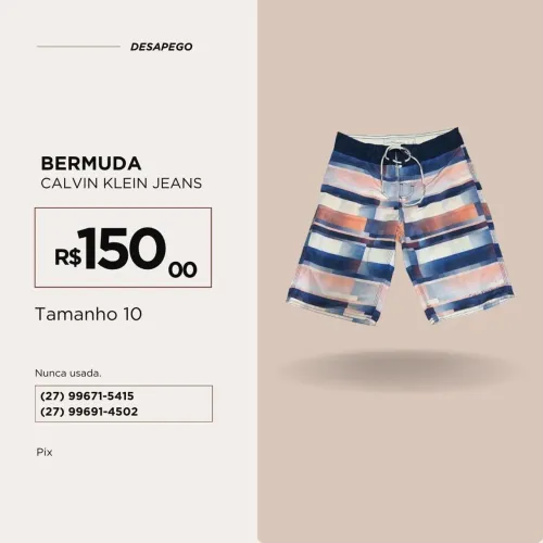 BERMUDA CALVIN KLEIN JEANS