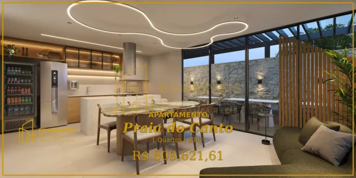 Apartamento 1 Quarto na Praia do Canto | Oportunidade de Investimento!