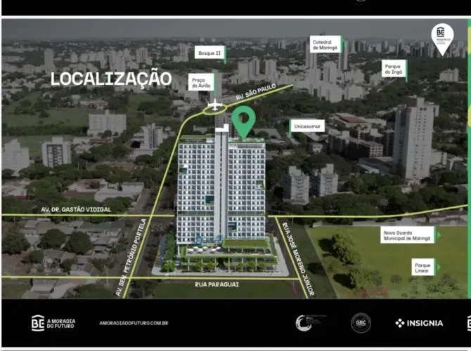 Imóvel para venda tem 33 metros quadrados com 1 quarto em Jardim Aclimação - Maringá - Par