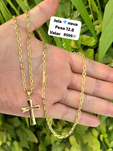 Corrente de ouro 18k 12.8g Nova Exclusiva | Certificado de Garantia | Loja física