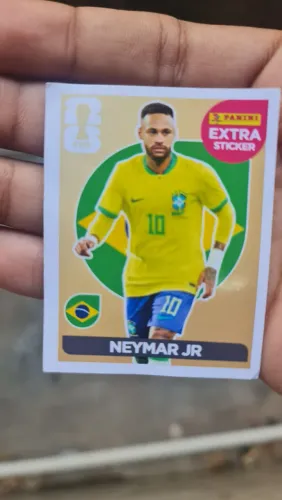 Figurinha do Neymar De ouro da copa do mundo