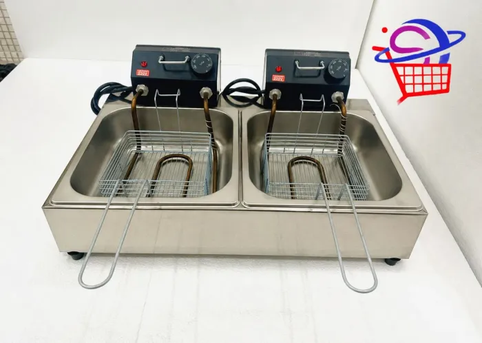 Fritadeira CUBA DUPLA 10 LITROS 220V fritadeira elétrica