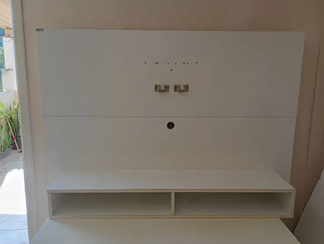 Painel suporte para TV com 2 nichos MDF