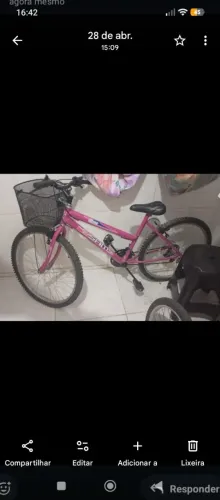 Vendo bike novinha. Nada quebrado 600,00