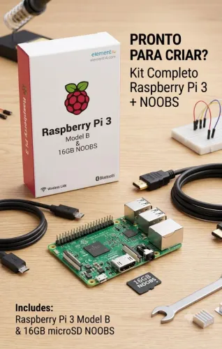 Placa Raspberry Pi 3 Model B+ original.