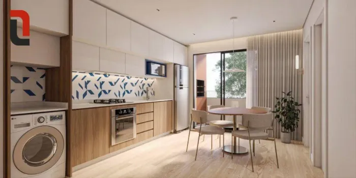 Rocca Apto 49m² 2 quartos, sacada gourmet e 1 vaga no Boa Vista