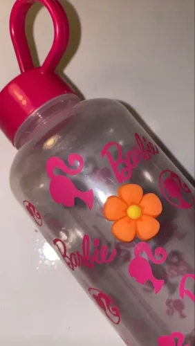 Garrafa Barbie Rosa