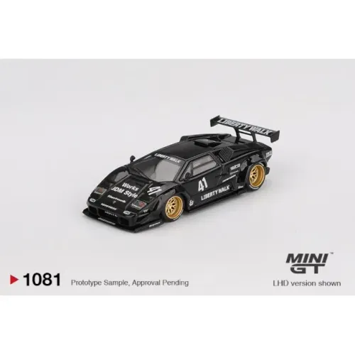 MINI GT - Lamborghini Countach LB-WORKS Black