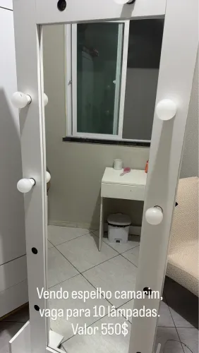 Espelho camarim 