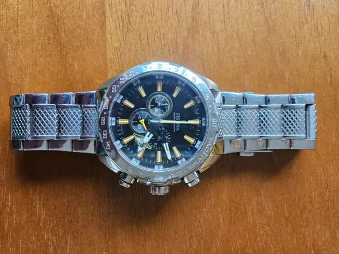 Relógio Festina Masculino Aço F16488/3 10 ATM - Prata
