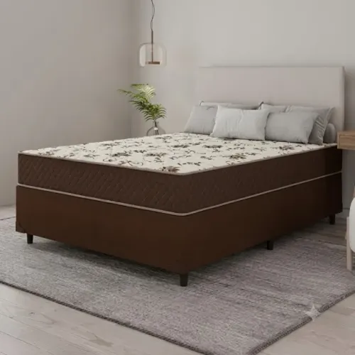 Conjunto Base e Colchão De Casal Espuma D33 Novo!