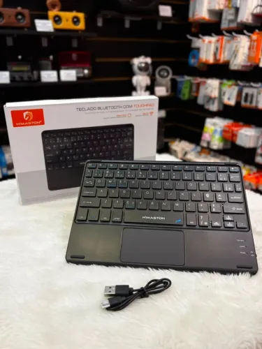 Teclado Bluetooth com Touchpad