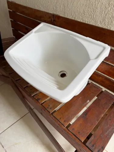 Tanque de louça Luzarte Óbidos 22L - branco