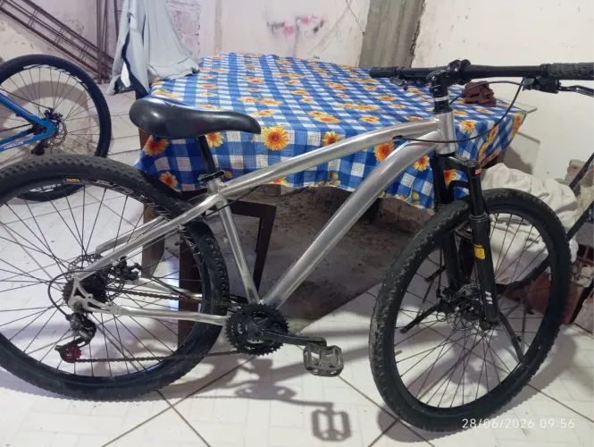 BICICLETA ARO 29 CROMADA