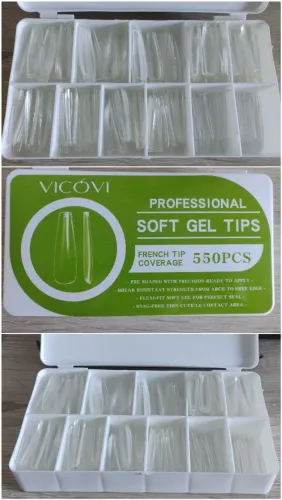 Soft Gel Tips Profissional 335 pçs Vicóvi
