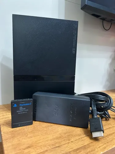 PlayStation 2 Slim, Leitor 100%, MemoryCard e Cabos ORIGINAIS, lacrado 2008