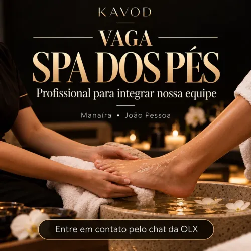 Vaga para MANICURE / SPA DOS PÉS 