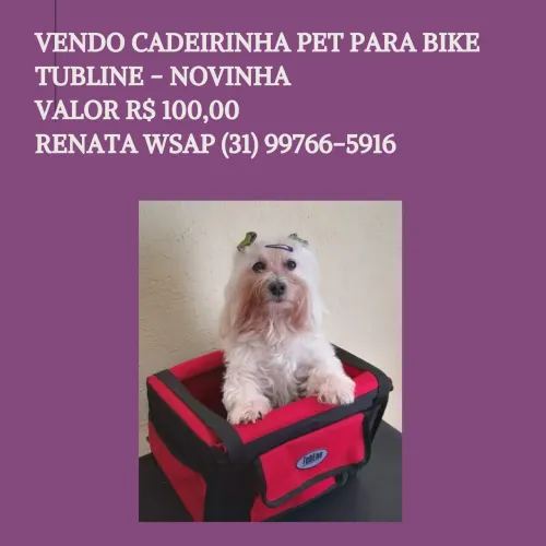 Cadeirinha pet para bike