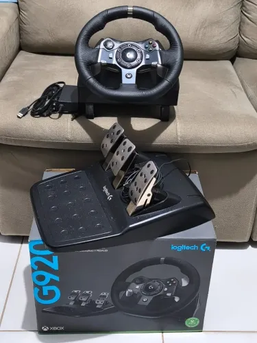 Volante Logitech G920 C/Pedais - envio pela Olx