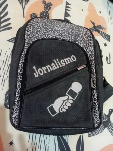Mochila jornalismo perfeito estado