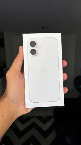iPhone 16 256 GB branco lacrado, Anatel - Chip físico