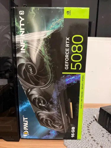 RTX 5080 Palit Infinity 3 16GB - 20 dias de uso - Aceito GPU na troca