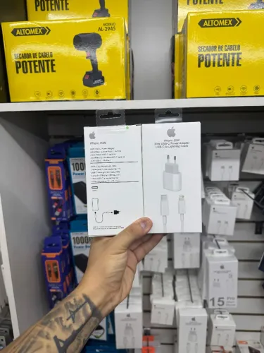 APPLE CARREGADOR COMPLETO 20W