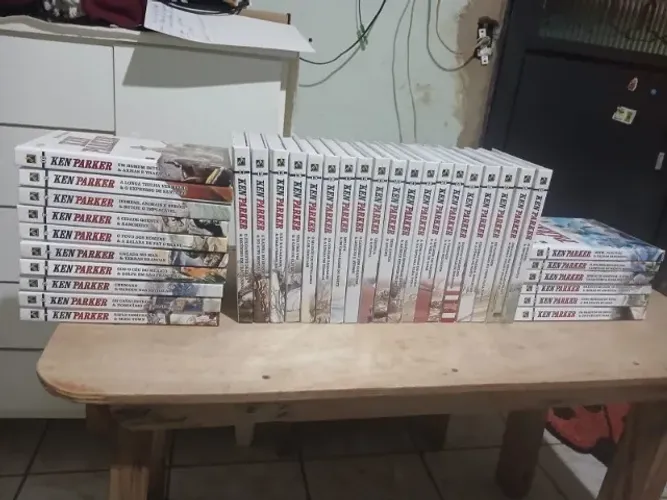 ken parker coleção completa - 35 volumes capa dura - novo para colecionadores