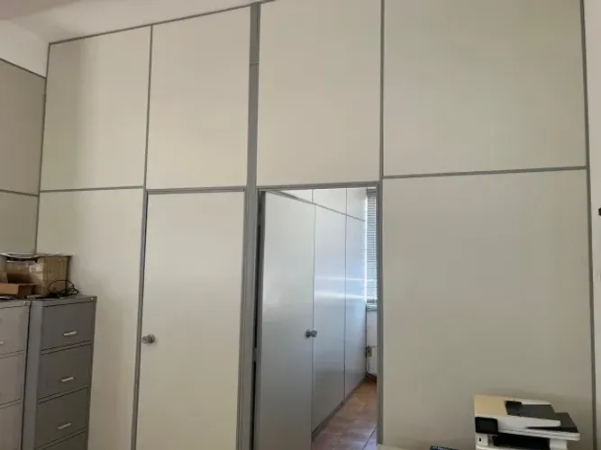 Divisória Eucatex Madeira 160m² usado.