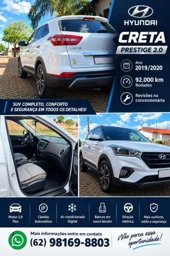 Hyundai Creta Prestige 2.0 16V Flex Aut. 2020