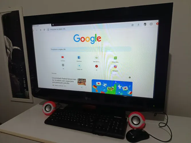 Monitor de Pcs e TV 32" Polegadas 2 Em 1 Top Completo Impecável Leia o Anúncio