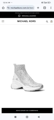 Tênis strass michael kors 38