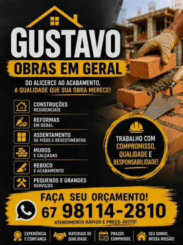 Obras em geral