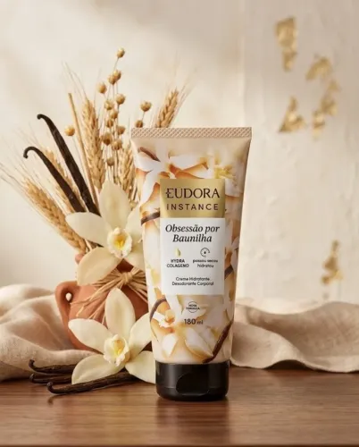 Hidratante Eudora Baunilha 180 ml (Muito Cheiroso) - Pronta Entrega