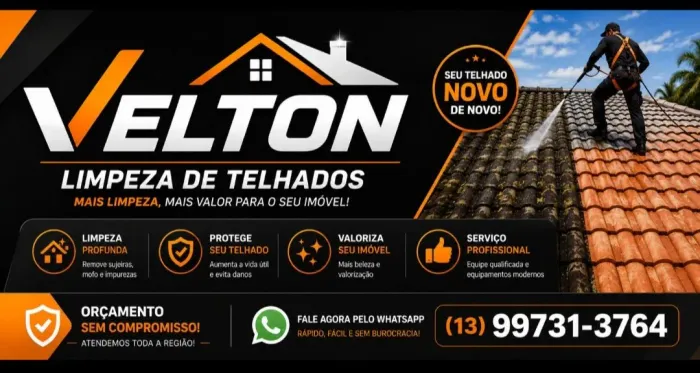 ? LIMPEZA DE TELHADOS PROFISSIONAL - DEIXE SEU TELHADO NOVO DE NOVO! ?