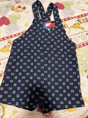 Macacão curto para menino