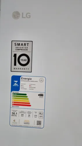 Geladeira Frost Free lg inverter