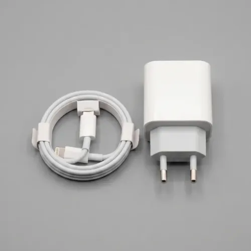 Carregador Turbo iPhone Completo (Fonte + Cabo 1m) 20W