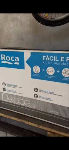 Kit Vaso Sanitário Roca Debba Completo - Lacrado de Fábrica