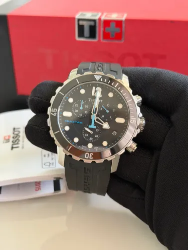 Relógio tissot seastar azul original